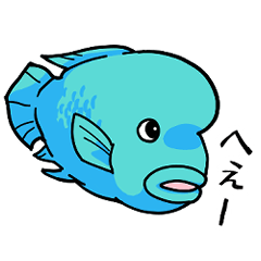 everyday napoleon fish sticker