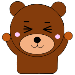 Bear(kuma) stamp