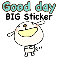 yuko's dog ( Good day ) Big Sticker