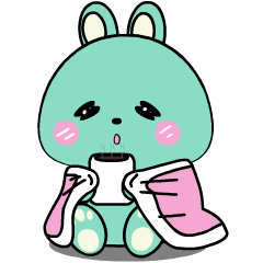 Matcha Rabbit :Animated Stickers