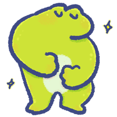 buff frog – LINE stickers | LINE STORE