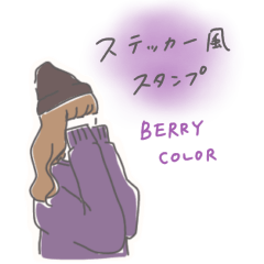 stickergirl-berrycolor