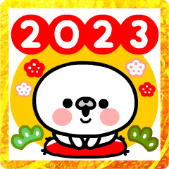 Round Monster 2023 Happy New Year