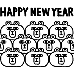Happy New Year Bear!!(Resale)