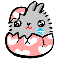 Baby rabbit "Tamago-chan"