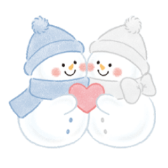 Winter of Fluffy Snowman