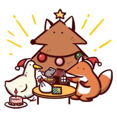 狐狸先森Kari－派對青年的造型聖誕