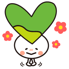 アモちゃん ほっこり丁寧なスタンプ♪