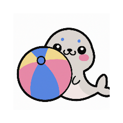 Cute seal: Daily activities