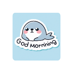 Cute Seal: Daily greetings pack