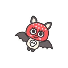 Poisonous mushroom bat
