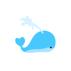 .Little whale.