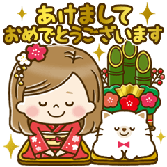 *New Year & Xmas* Cute mother's stickers