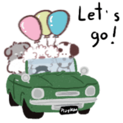 Puppy and friends on a chill day.