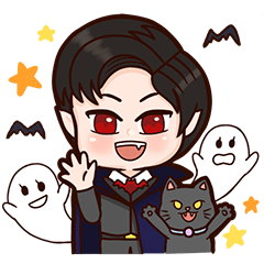 Dracula & Werewolf Boy (Halloween day)