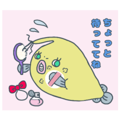 Cute fish monkfish  [kawaii]3