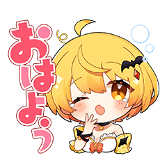 hololive sticker "Yozora Mel"