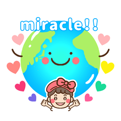 A miracle sticker by Kazuko