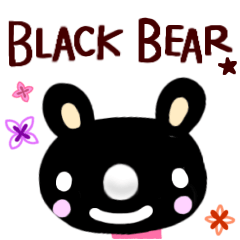 black-bear-Sticker