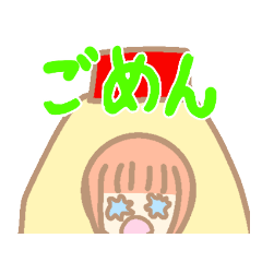 色々な食べ物ちゃんスタンプ