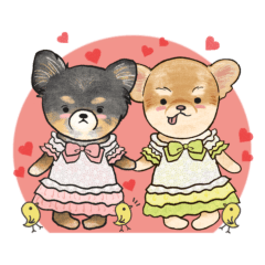 Choco and Nana cute stickers