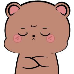 Chubby bear 2: Animated Stickers