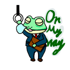 Kaeru frog salaryman maid English