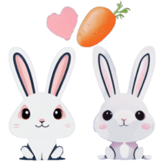 sticker that can be a rabbit_JPN