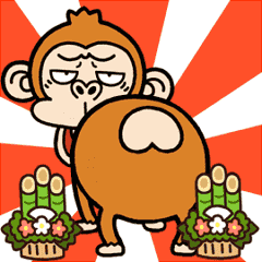 Monkey New Year[SHIRIMOJI-ANIME]Resale