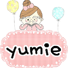 "Mafy" to speak on behalf of *yumie*.1