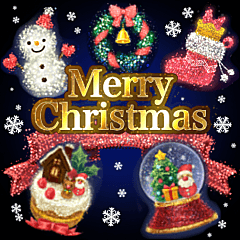 Xmas-Merry Christmas BIG Sticker
