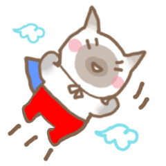 Asu P-san's cat sticker Eve