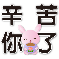 Cute Pink Rabbit-Useful Phrases