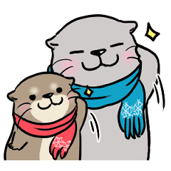 Little otter "Kawauso-san" in winter2022