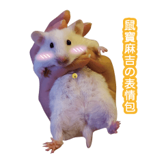 Hamster Maji's emoji stickers