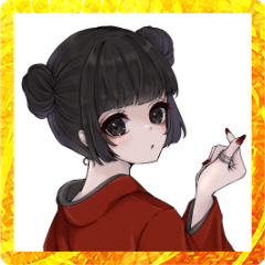 colorful kimono girls