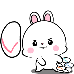 Lovely Rabbit 13 : Animated Stickers