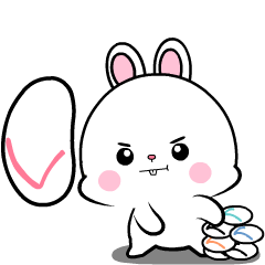 Lovely Rabbit 13 : Animated Stickers
