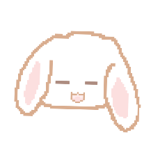 白ウサギのなのちゃんとかなちゃん