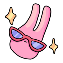 Angela the rabbit – LINE stickers | LINE STORE