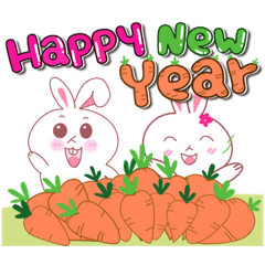 กระต่ายน้อย อวยพร ปีใหม่ และเทศกาลต่างๆ