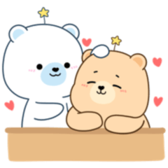 Bubble & Billy - B couple Bear