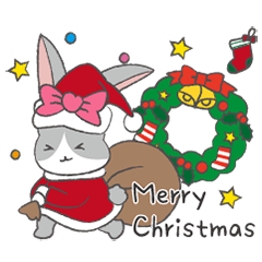 Love U Rabbit-Merry Christmas 2022