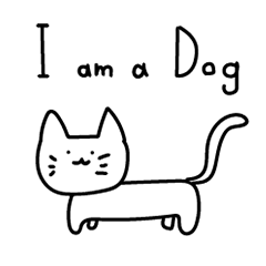 i am a dog in cat