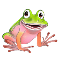 A playful frog that is not too real 4