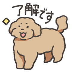 Loose fluffy toy poodle 2
