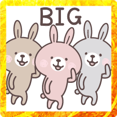 The Rabbit BIG Sticker