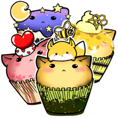 Cute Animal Cupcake