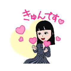 Sticker of a girl like Kusano