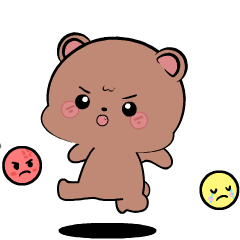 Chubby bear 4: Animated Stickers